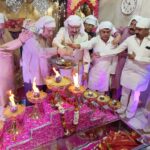 नवरात्रों के प्रथम दिन वैष्णोदेवी मंदिर में हुई मां शैलपुत्री की भव्य पूजा