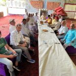 सर्व समाज फरीदाबाद एवं किसान संगठनों की मीटिंग वसंत वाटिका में अजरौंदा चौक पर मास्टर विरेंद्र सिंह दयालपुर की अध्यक्षता में हुई संपन्न